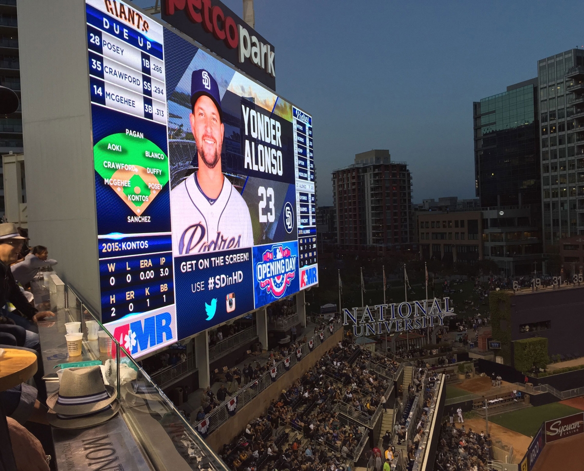 Video Board and LED Display: Petco Park - SDES Custom Sign Design ...